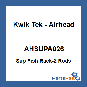 Kwik Tek - Airhead AHSUP-A026; SUP Fish Rack-2 Rods for Stand Up Paddleboard