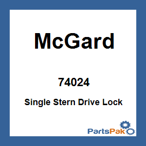 McGard 74024; Single Stern Drive Lock