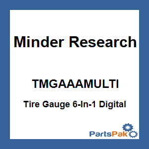 Minder Research TMGAAAMULTI; Tire Gauge 6-In-1 Digital