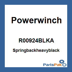 Powerwinch R00924BLKA; Springbackheavyblack