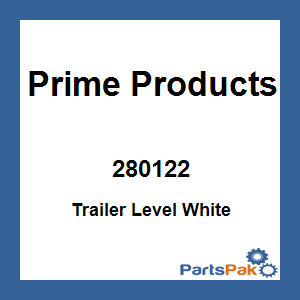 Prime Products 280122; Trailer Level White