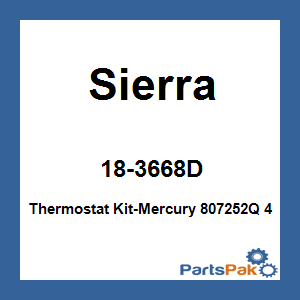 Sierra 18-3668D; Thermostat Kit-Mercury 807252Q 4