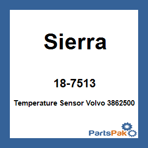 Sierra 18-7513; Temperature Sensor Volvo 3862500