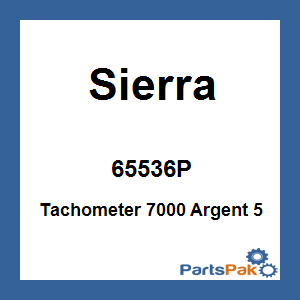 Sierra 65536P; Tachometer 7000 Argent 5