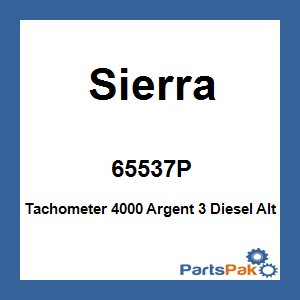 Sierra 65537P; Tachometer 4000 Argent 3 Diesel Alt