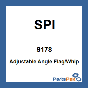 SPI 9178; Adjustable Angle Flag / Whip Mount Black