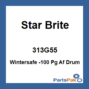 Star Brite 313G55; Wintersafe -100 Pg Af Drum