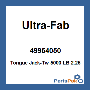 Ultra-Fab 49954050; Tongue Jack-Tw 5000 LB 2.25