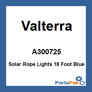 Valterra A300725; Solar Rope Lights 18 Foot Blue