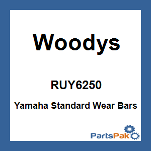 Woodys RUY6250; Yamaha Standard Wear Bars