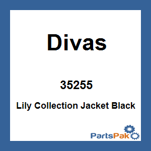 Divas 35255; Lily Collection Jacket Black