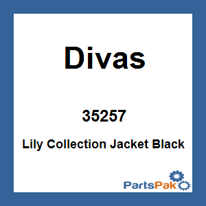 Divas 35257; Lily Collection Jacket Black