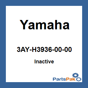 Yamaha 3AY-H3936-00-00 Band, Switch Cord; New # 25G-83936-01-00