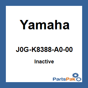 Yamaha J0G-K8388-A0-00 Bolt 2; New # J0P-K8385-00-00