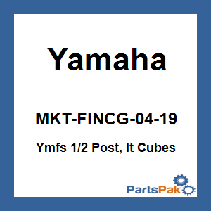 Yamaha MKT-FINCG-04-19 Ymfs 1/2 Post, It Cubes; MKTFINCG0419