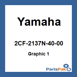 Yamaha 2CF-2137N-40-00 Graphic 1; 2CF2137N4000