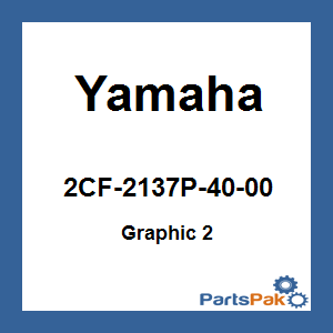 Yamaha 2CF-2137P-40-00 Graphic 2; 2CF2137P4000