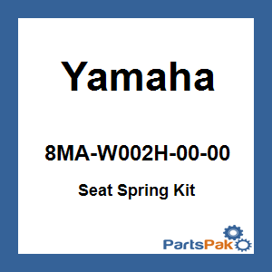 Yamaha 8MA-W002H-00-00 Seat Spring Kit; 8MAW002H0000