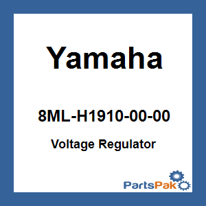 Yamaha 8ML-H1910-00-00 Voltage Regulator; 8MLH19100000