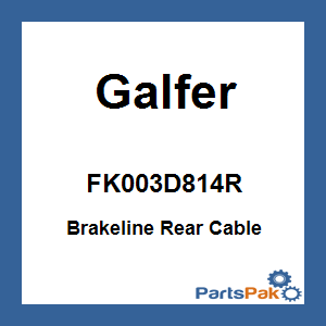 Galfer FK003D814R; Brakeline Rear Cable