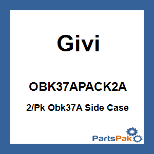 Givi OBK37APACK2A; 2-Pack Obk37A Side Case Left & Right