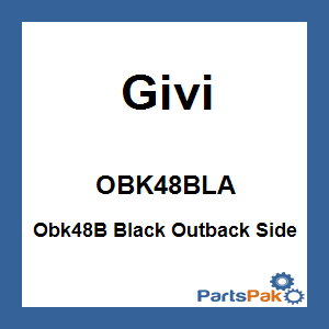 Givi OBK48BLA; Obk48B Black Outback Side
