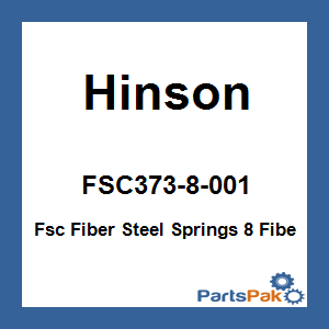 Hinson FSC373-8-001; Fsc Fiber Steel Springs 8 Fiber / 9 Steel / 1 Spring