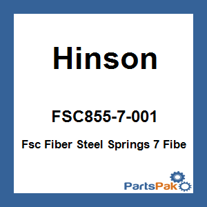 Hinson FSC855-7-001; Fsc Fiber Steel Springs 7 Fiber / 8 Steel / 6 Spring