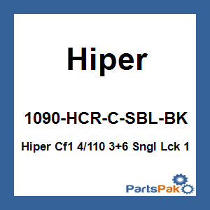 Hiper 1090-HCR-C-SBL-BK; Hiper Cf1 4/110 3+6 Sngl Lck 1