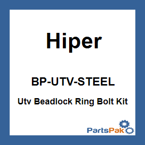 Hiper BP-UTV-STEEL; Utv Beadlock Ring Bolt Kit