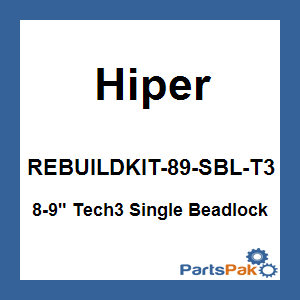 Hiper REBUILDKIT-89-SBL-T3; 8-9-inch Tech3 Single Beadlock Wheel Bolt Kit