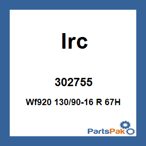 IRC 302755; Wf920 130/90-16 R 67H
