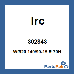 IRC 302843; Wf920 140/90-15 R 70H