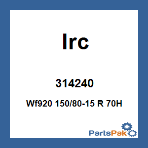 IRC 314240; Wf920 150/80-15 R 70H