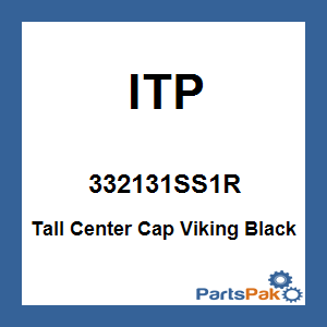 ITP (Industrial Tire Products) 332131SS1R; Tall Center Cap Viking Black