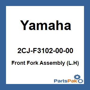 Yamaha 2CJ-F3102-00-00 Front Fork Assembly (Left-hand); 2CJF31020000