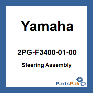 Yamaha 2PG-F3400-01-00 Steering Assembly; 2PGF34000100