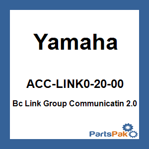 Yamaha ACC-LINK0-20-00 Bc Link Group Communicatin 2.0; ACCLINK02000