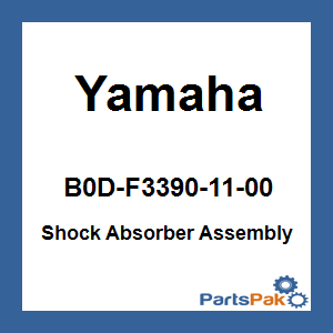 Yamaha B0D-F3390-11-00 Shock Absorber Assembly; B0DF33901100