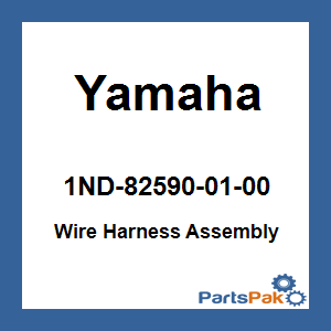 Yamaha 1ND-82590-01-00 Wire Harness Assembly; 1ND825900100