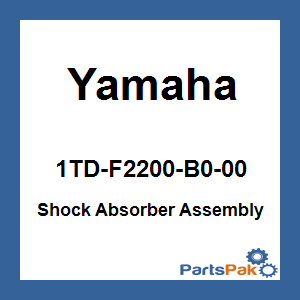 Yamaha 1TD-F2200-B0-00 Shock Absorber Assembly; 1TDF2200B000