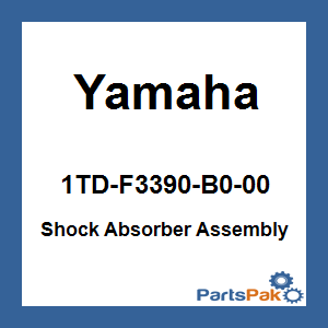 Yamaha 1TD-F3390-B0-00 Shock Absorber Assembly; 1TDF3390B000