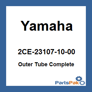 Yamaha 2CE-23107-10-00 Outer Tube Complete; 2CE231071000