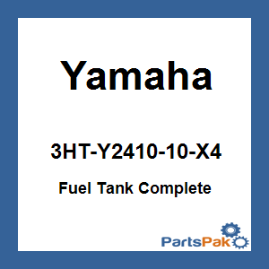 Yamaha 3HT-Y2410-10-X4 Fuel Tank Complete; 3HTY241010X4