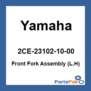 Yamaha 2CE-23102-10-00 Front Fork Assembly (Left-hand); 2CE231021000