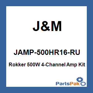 J&M JAMP-500HR16-RU; Rokker 500W 4-Channel Amp Kit