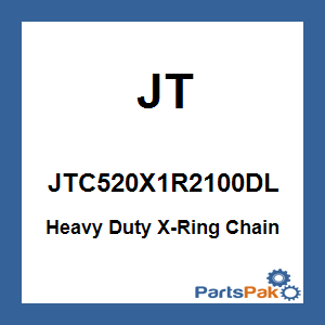 JT JTC520X1R2100DL; Chain- X-Ring Heavy Duty Expert Series