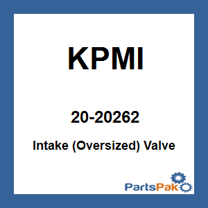 KPMI 20-20262; Black Diamond Intake Valve