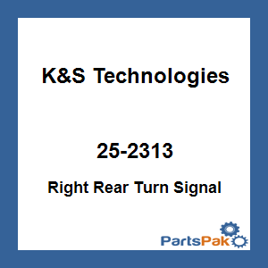 K&S Technologies 25-2313; Right Rear Turn Signal