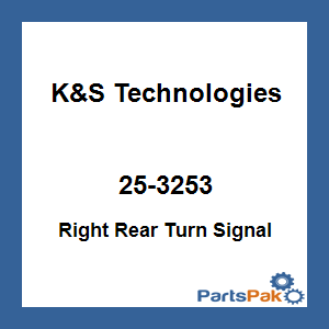 K&S Technologies 25-3253; Right Rear Turn Signal